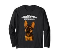 Adotta perché Dietro quegli Occhi c'è Un Cucciolo Amante dei Cani Maglia a Manica