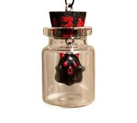 Adotta un fantasma, spirito di bottiglia, catena fantasma, gioielli di Halloween, spirito intrappolato in una bottiglia, dolce collana fantasma per bambini, Siehe Beschreibung, Vedi descrizione, Vedi
