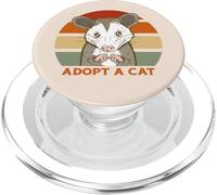 ADOTTA UN GATTO Divertente Possum Street Cats Kitty Meme PopSockets PopGrip per MagSafe