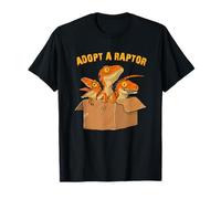 Adotta un raptor divertente tee più incredibili animali domestici Maglietta
