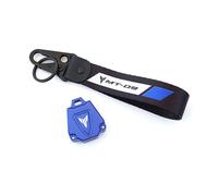 ADOYUPIL Coprichiave per motocicletta Guscio chiave Per MT03 MT07 MT10 MT 07 09 03 10 25 MT09 MT25 MT125 Accessori Per Moto Portachiavi In tessuto Con Stemma Cover(1 Set-Blue-MT09)