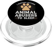 Adozione dell'animale domestico del soccorritore, fermare gli abusi sugli animali PopSockets PopGrip per MagSafe