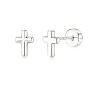 Adramata Orecchino Argento 925 Orecchini Borchie Anallergici e Leggeri Orecchino con Stelle Marine/Fiocco/Croce Piercing alla Cartilagine Helix Gioielli per Donna Ragazze Oro/Argento