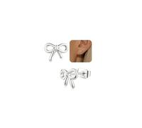 Adramata Orecchino Argento 925 Orecchini Borchie Anallergici e Leggeri Orecchino con Stelle Marine/Fiocco/Croce Piercing alla Cartilagine Helix Gioielli per Donna Ragazze Oro/Argento