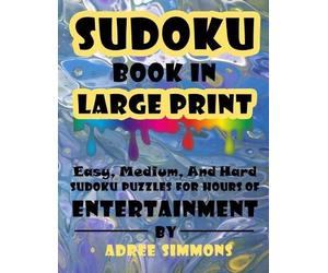 Adree Simmons Suduko Book In Large Print (Tascabile)