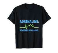Adrenalina alimentata da Alaska Electric Blue Neon Gear Maglietta
