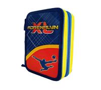 ADRENALYN XL ASTUCCIO 3 ZIP CALCIATORI PANINI COMPLETO COLORI E PENNA