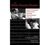 Adrian Daub The Doctor Faustus Dossier (Copertina rigida)