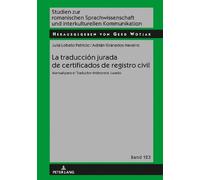 Adrián Granados Navarro J La traducción jurada de certificad (Copertina rigida)