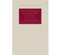 Adrian Mak Privacy and Personal Data Protection Law in Asia (Copertina rigida)