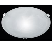 ADRIAN PLAFONIERA VETRO ALABASTRO BIANCO D.30CM 1 LUCE ATTACCO E27