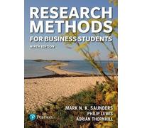 Adrian Thornhill Philip Lewis Mark S Research Methods for Business S (Tascabile)