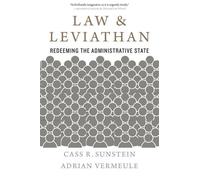 Adrian Vermeule Cass R. Sunstein Law and Leviathan (Tascabile)