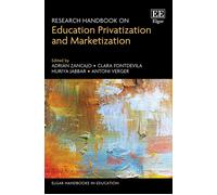 Adrián Zancajo Research Handbook on Education Privatization a (Copertina rigida)