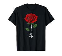 Adriana Personalizzato Rose Nome Elegante Floreale Donne Ragazze Maglietta