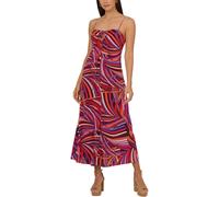 Adrianna Papell Abito Lungo Maxi Con Allacciatura Donna Multicolore