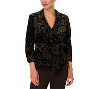 Adrianna Papell Blusa Avvolgente In Glitter Per Donna