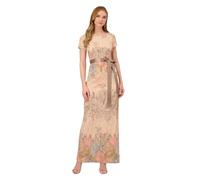 Adrianna Papell Mateleasse Column Gown Vestito per la Madre della Sposa Donna
