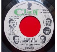 Adriano Celentano - (VINYL 7") Sono Un Simpatico / E Voi Ballate / Due Tipi Come