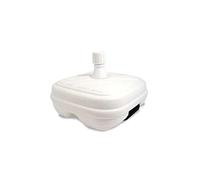 BASE GIGANTE PER OMBRELLONE IN PLASTICA BIANCO C/RUOTA 51X51H23,5 CM ITALIA