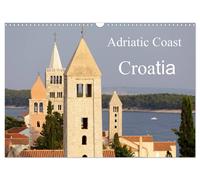 Adriatic Coast Croatia / UK-Version (Wall Calendar 2027 DIN A3 landscape), CALVE