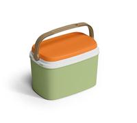Adriatic forever fun Adriatic - Contenitore refrigerante termico per cibi e bevande caldi e freddi, 6 l, qualità premium, ideale per la scuola e l'esterno, Made in Italy (Verde/Arancione)