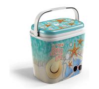 FRIGORIFERO FRIGO TERMICO RIGIDO 27 LT. CON GRAFICA BEACH PLASTICA ANTIGRAFFIO