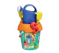 Set mare stitch - secchiello 18 cm con innaffiatoio, setaccio, paletta, rastrello e formina