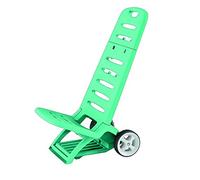 SPIAGGINA TROLLEY COMFORT CON RUOTE 2 IN 1 RICHIUDIBILE SDRAIO MARE TURCHESE 802