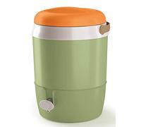 ADRIATIC TERMO BOTTLE GRIGO PASSIVO CAMPING PESCA 6 LETRI VERDE SALVIA/ARANCIO