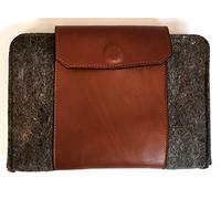 Adriatica Pelletteria Borsa per Tablet/iPad, Pelle, Marrone,