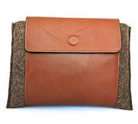 Adriatica Pelletteria Borsa per Tablet/iPad, Pelle, Marrone,