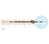 ADRIAUTO 03.0230 Cavo comando, Freno stazionamento per AUDI