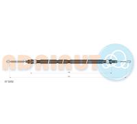 ADRIAUTO 07.0252 Cavo comando, Freno stazionamento per CITROËN