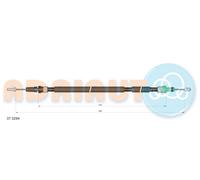 ADRIAUTO 07.0294 Cavo comando, Freno stazionamento per CITROËN