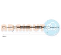 ADRIAUTO 09.0256 Cavo comando, Freno stazionamento per CHRYSLER