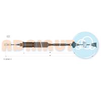 ADRIAUTO 11.0141.1 Cavo comando, Comando frizione per CITROËN,FIAT,PEUGEOT