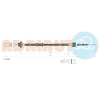 ADRIAUTO 11.0197 Cavo comando, Comando frizione per FIAT