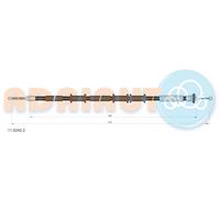 ADRIAUTO 11.0242.2 Cavo comando, Freno stazionamento per FIAT