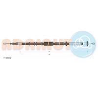 ADRIAUTO 11.0255.2 Cavo comando, Freno stazionamento per ABARTH,ALFA ROMEO,FIAT