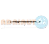 ADRIAUTO 13.0119 Cavo comando, Comando frizione per FORD