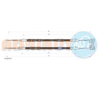 ADRIAUTO 13.0215.1 Cavo comando, Freno stazionamento per FORD