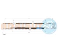 ADRIAUTO 13.0278 Cavo comando, Freno stazionamento per FORD,MAZDA
