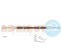 ADRIAUTO 13.0281.1 Cavo comando, Freno stazionamento per FORD