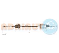 ADRIAUTO 33.0143 Cavo comando, Comando frizione per OPEL