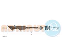 ADRIAUTO 35.0124 Cavo comando, Comando frizione per PEUGEOT
