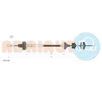 ADRIAUTO 35.0143 Cavo comando, Comando frizione per PEUGEOT