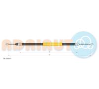 ADRIAUTO 35.0204.1 Cavo comando, Freno stazionamento per PEUGEOT