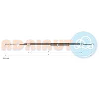 ADRIAUTO 35.0288 Cavo comando, Freno stazionamento per PEUGEOT