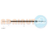 ADRIAUTO 41.0202.1 Cavo comando, Freno stazionamento per RENAULT